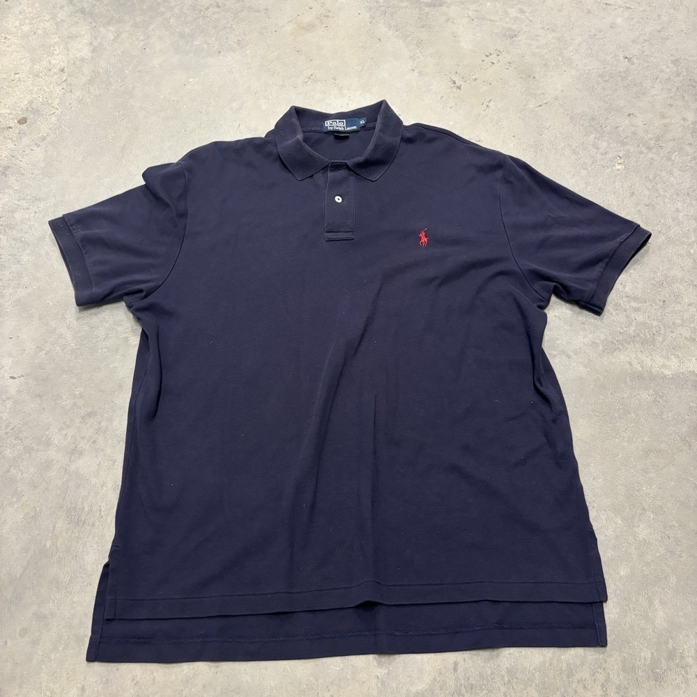 Polo Ralph Lauren Navy Blue Men's XL‎ Shirt Sleeve Polo Shirt